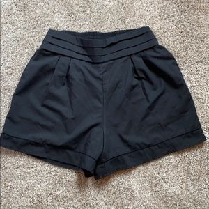 Black dress shorts